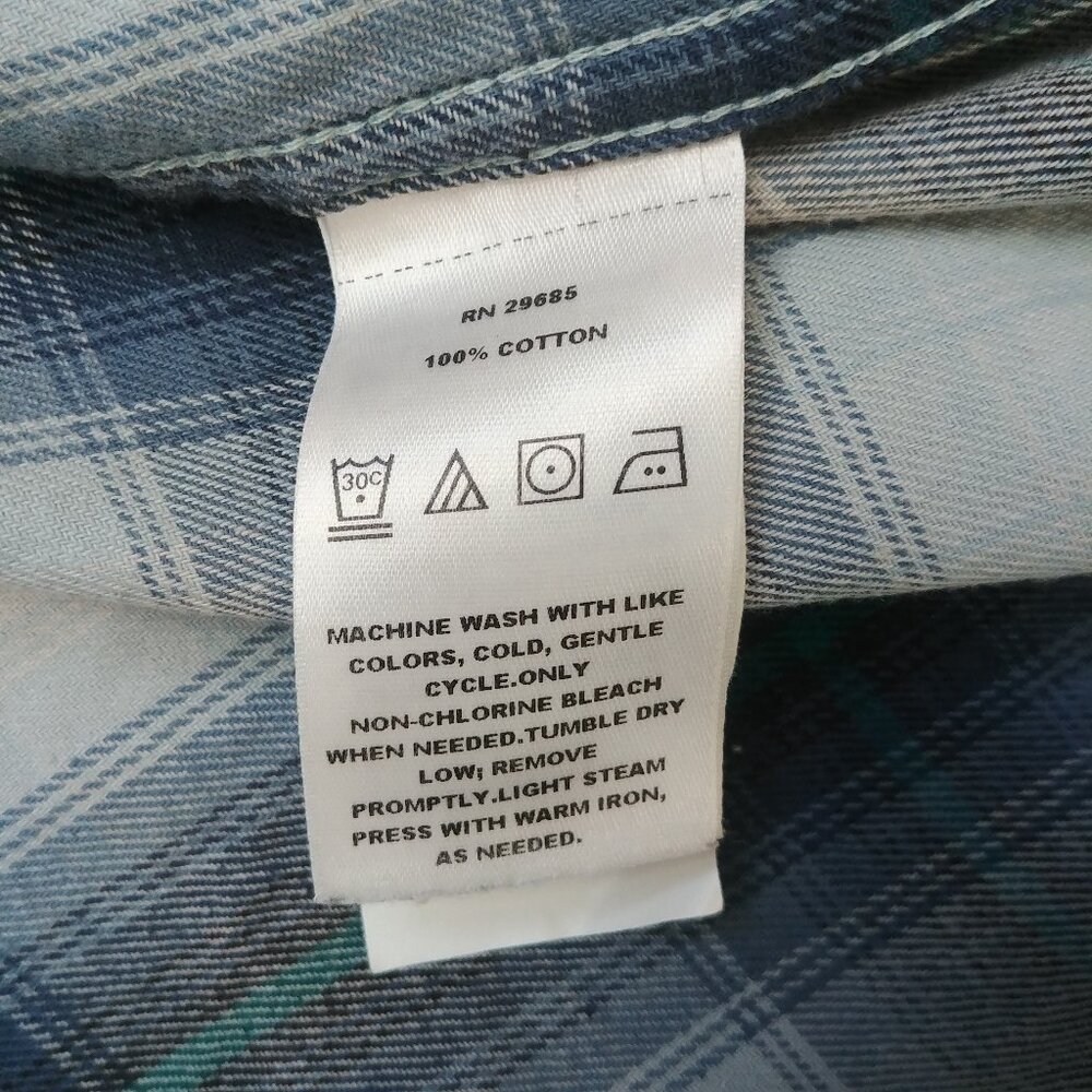 Pendleton Men Medium button down shirt 100% thick… - image 14